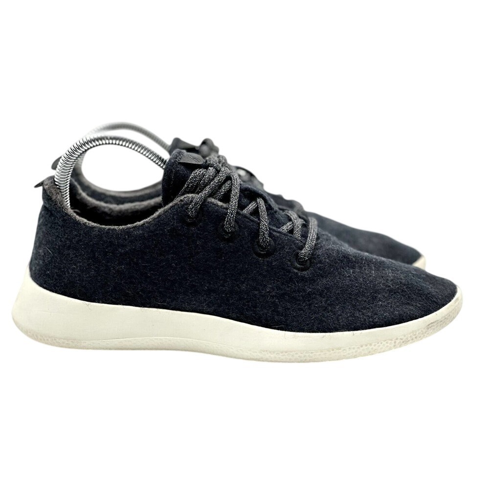 Allbirds‎ Women Wool Runners Charcoal Grey White Sole Sustainable Sneakers 9